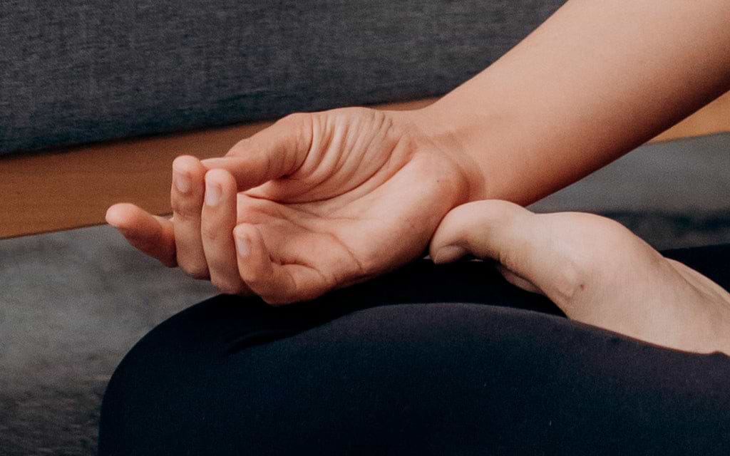 Close-up of hands