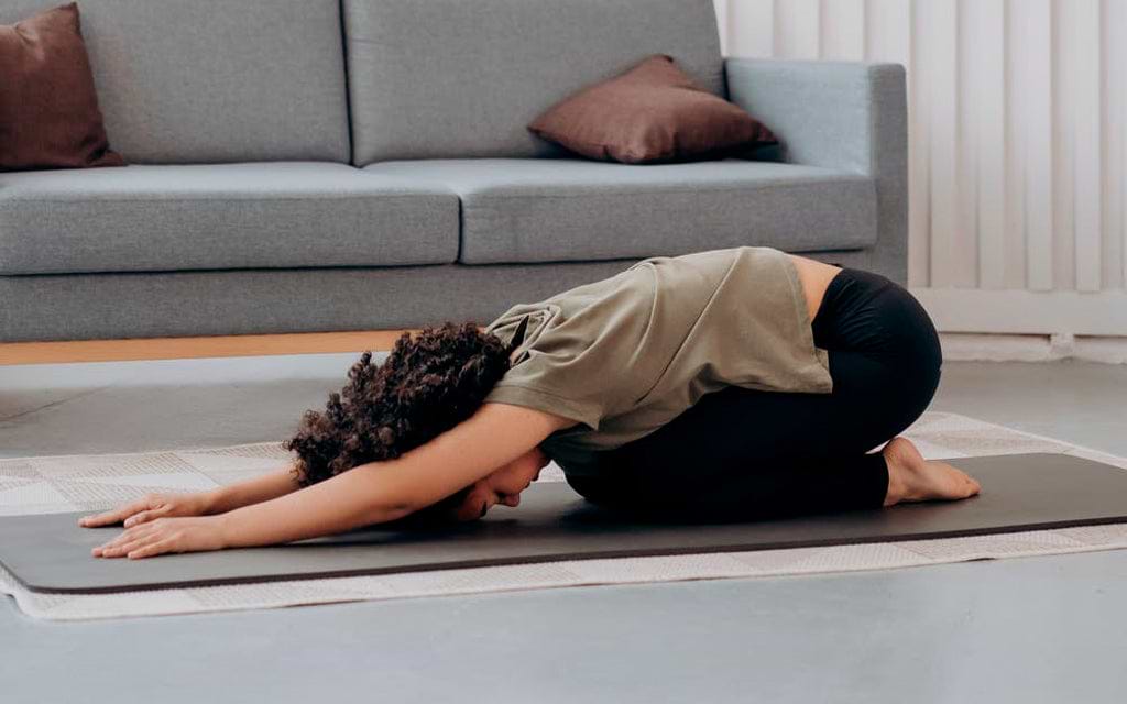 Woman doing yoga