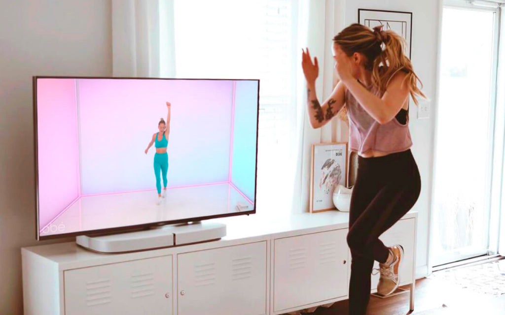 Woman exercising 
