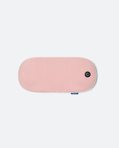 An e-commerce color variant selection card for the Embrace Heating Pad, showcasing the deep matte Pale Pink option.