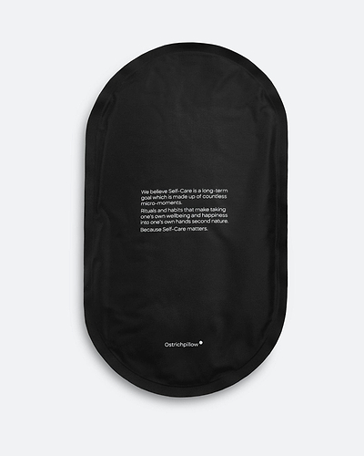 Ostrichpillow Extra Clay Bag in black.