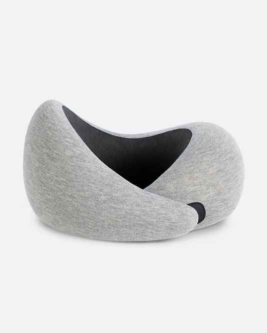 Go Neck Pillow , our plane neck pillow, in Midnight Grey