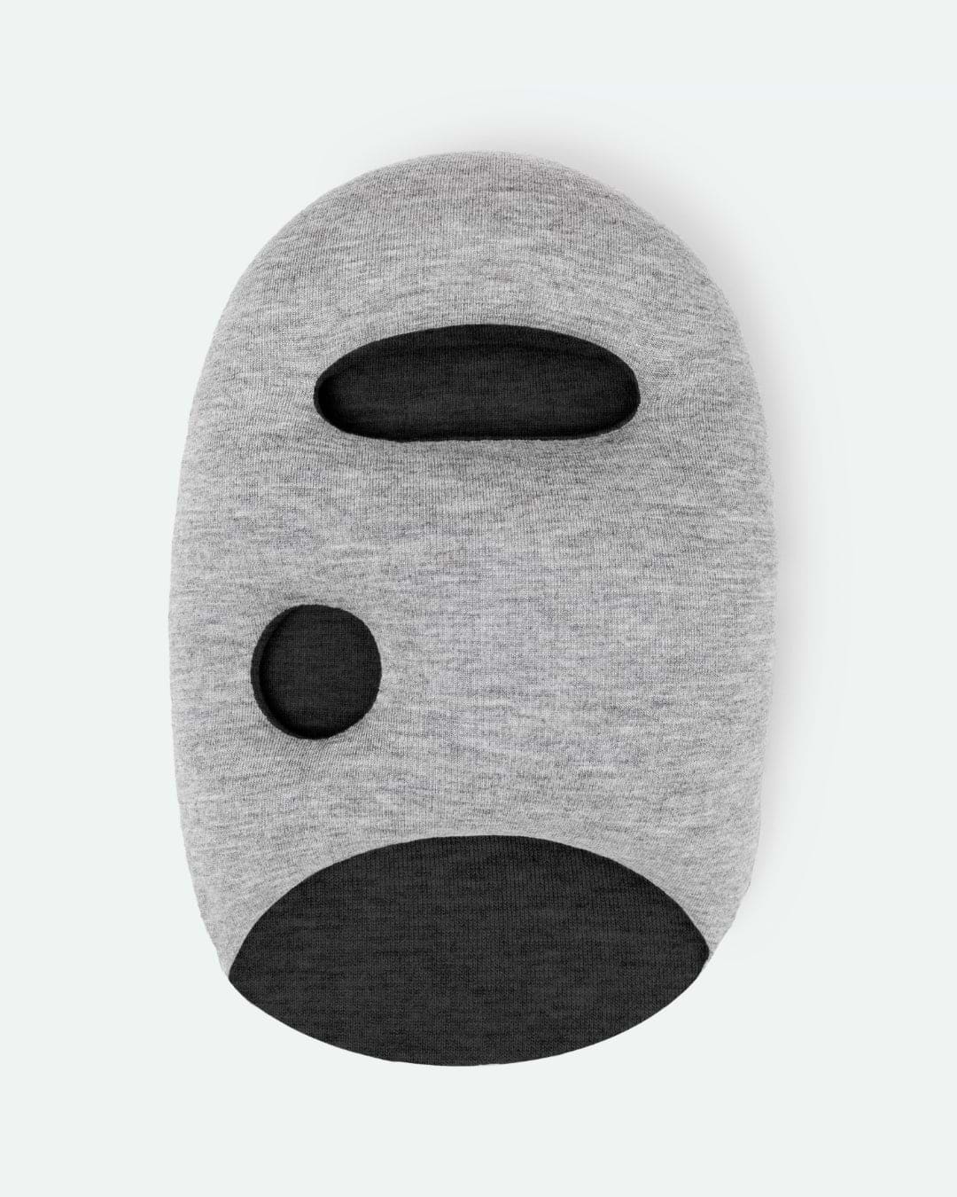 mini handy pillow in black and grey
