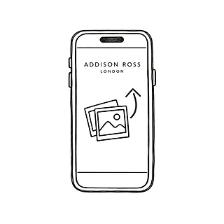 Illustration of a phone uploading a photo