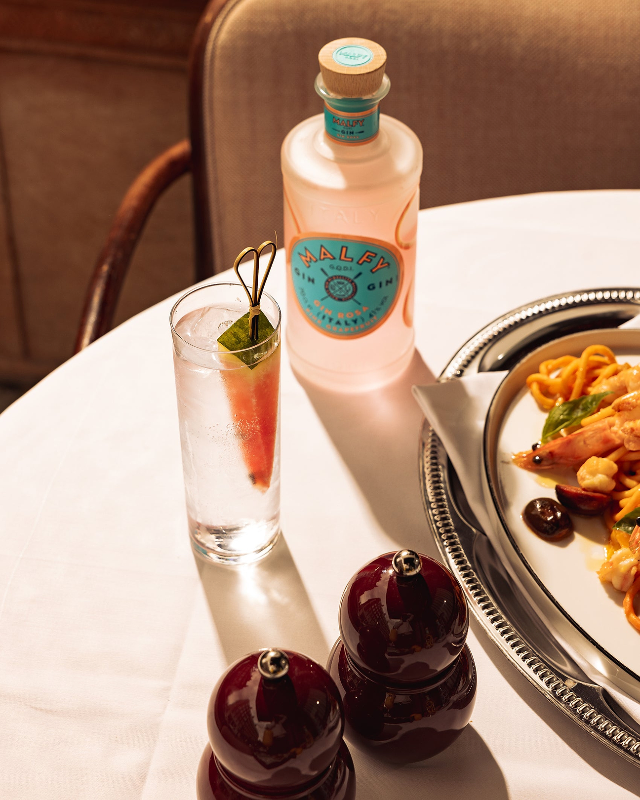 Addison Ross x Nipotina La Lunga Estate dining terrace in London