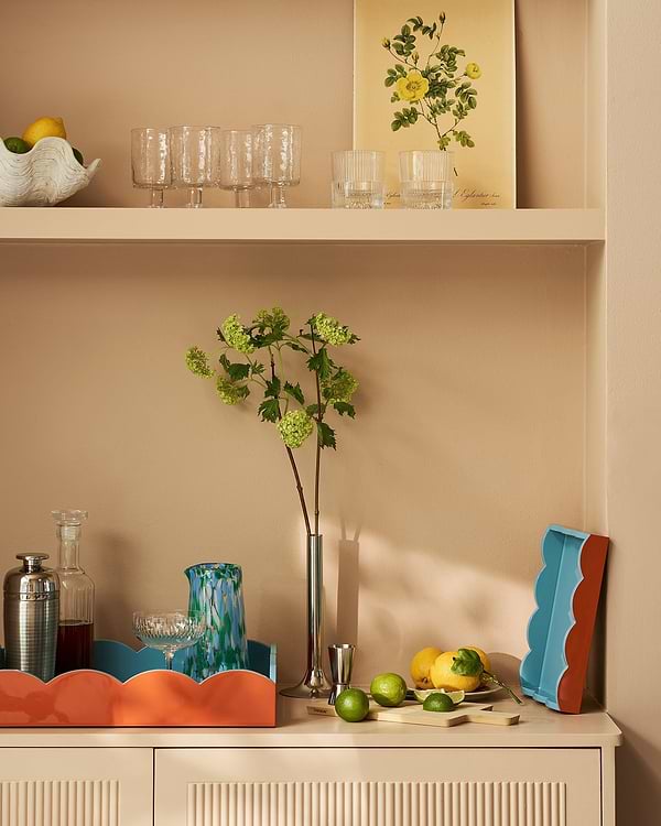 How To Style A Home Bar: Trays, Accessories, and Art of Display