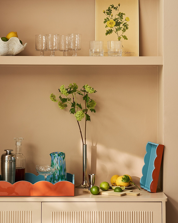 How To Style A Home Bar: Trays, Accessories, and Art of Display