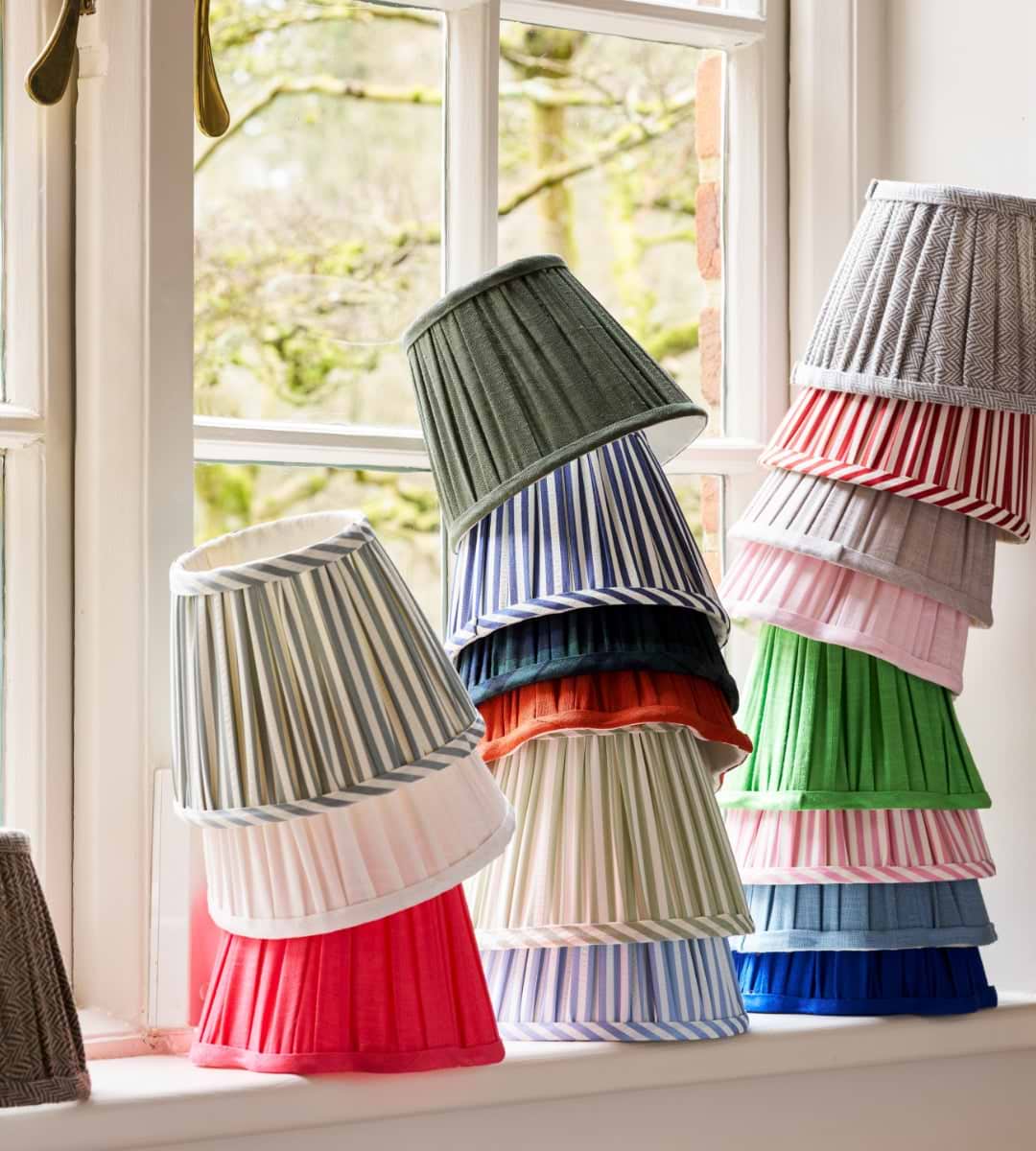 Pleated Lampshades - 16cm