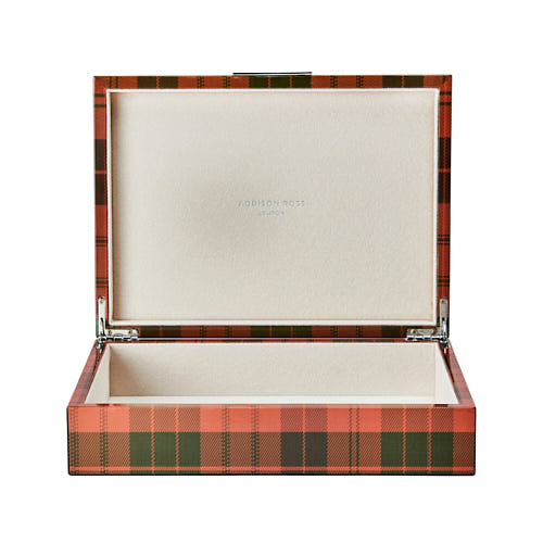 Gümüş Büyük Ross Tartan Kutu