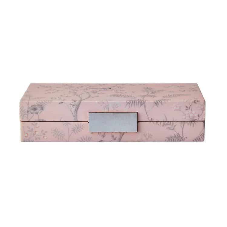 Pink Chinoiserie Box ezüsttel