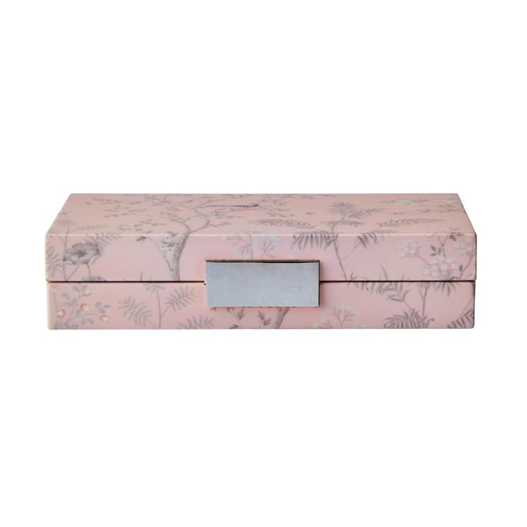 Pink Chinoiserie Box ezüsttel