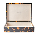 Large Tortoiseshell Box with Silver