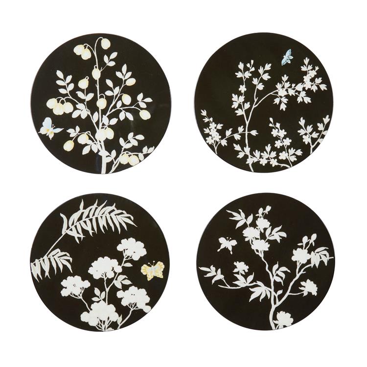 Black Chinoiserie podmetači - set od 4 komada - ograničeno izdanje