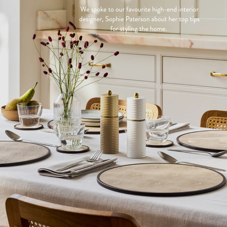 Sophie Paterson Q&A Addison Ross: Homeware Styling Tips