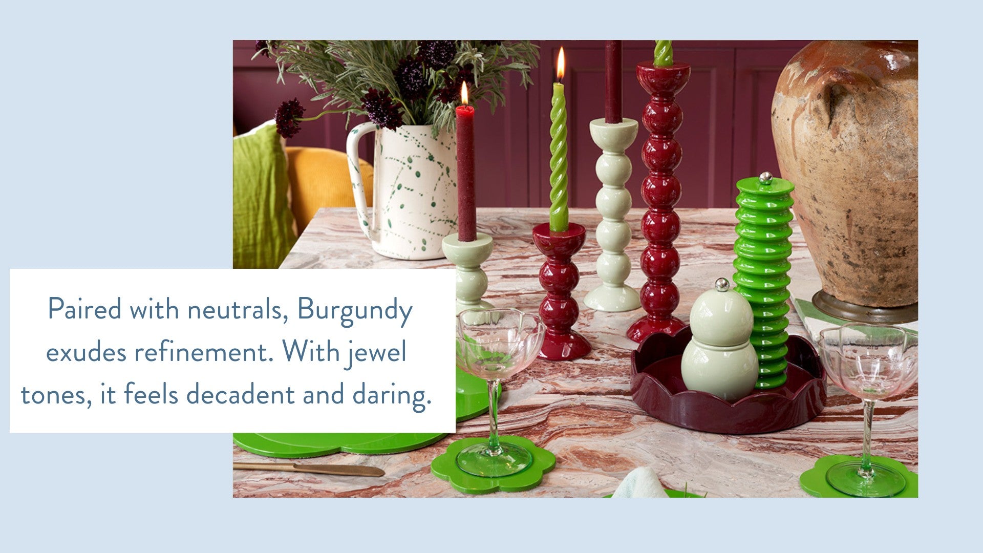 The Burgundy Edit | Burgundy Home Decor Inspo at Addison Ross