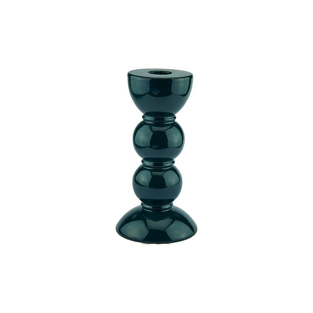 Middelgrote racegroene spoelkandelaar - 14 cm