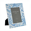 Palm Beach Blue Lacquer Photo Frame