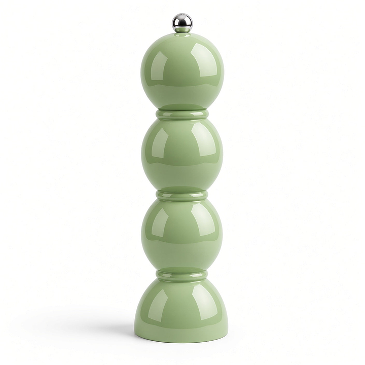 Sage Green Bobbin Salt or Pepper Mill