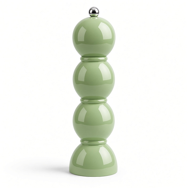 Sage Green Bobbin Salt or Pepper Mill