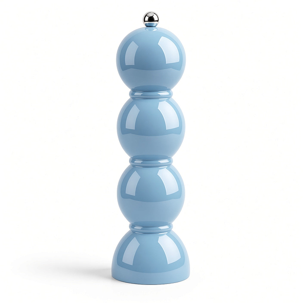 Periwinkle Bobbin Salt or Pepper Mill