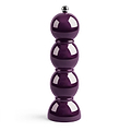 Aubergine Bobbin Lacquer Salt or Pepper Mill