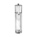 Clear Icy Flute Salt or Pepper Mill