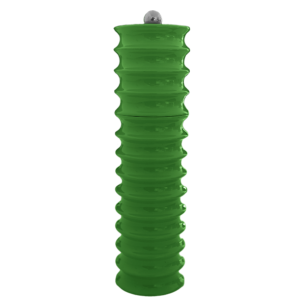 Leaf Green Twister Salt and Pepper Mill