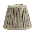 Herringbone Beige Empire Lampshade - 16cm