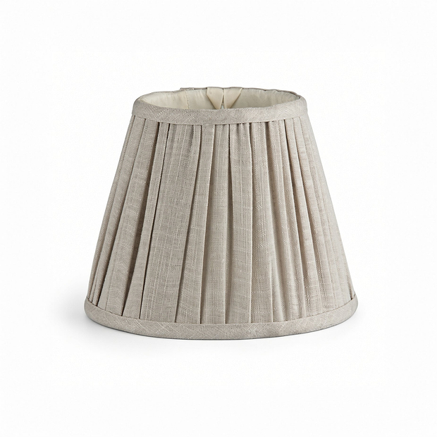 Abat-jour empire gris chiffon - 16cm