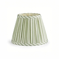 Sage Green Striped Lampshade - 16cm