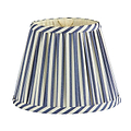 Navy Striped Lampshade - 16cm
