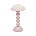 Pale Pink Lacquer Rechargeable Bobbin LED Lamp