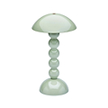 Sage Lacquer Rechargeable Bobbin LED Lamp