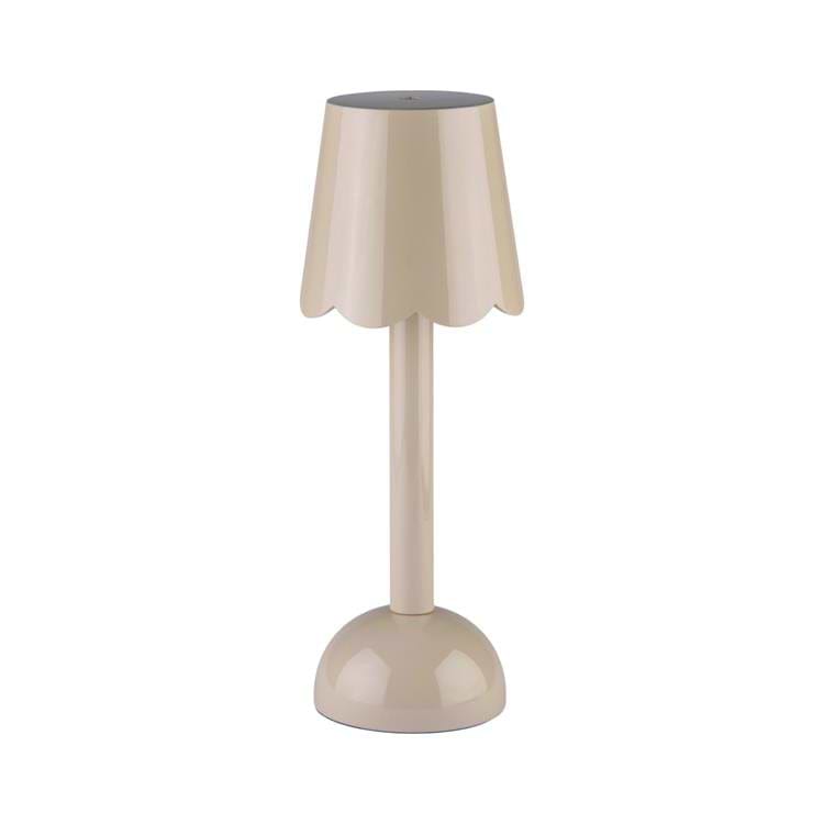 Cappuccino Scallop Rechargeable LED Lamp