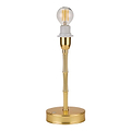 Bamboo Lamp Base Gold 25cm