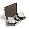 Ikat Mink Lacquered Mahjong Set