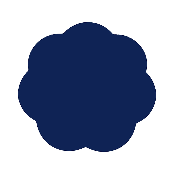 Marineblaue Lack-Tischsets – 4er-Set