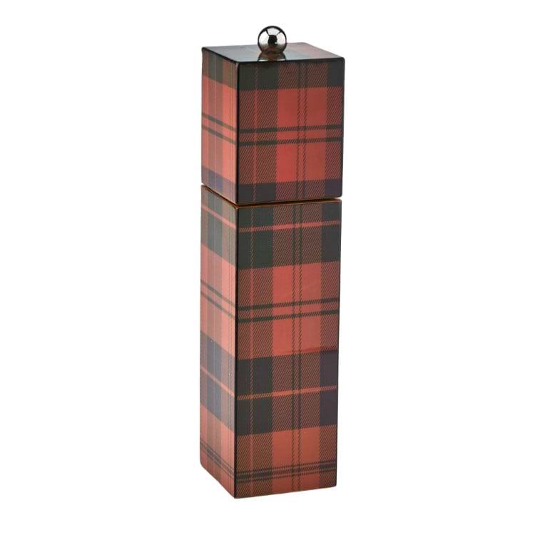 Ross Tartan Salz- oder Pfeffermühle mit quadratischer Säule