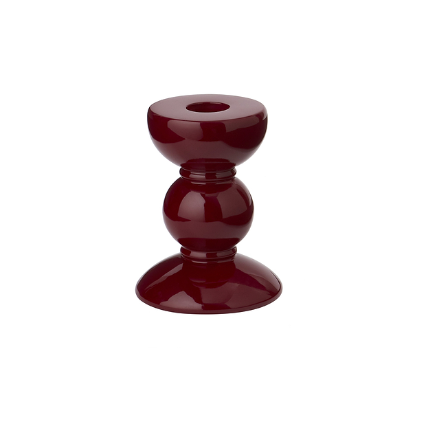 Candeliere piccolo a forma di bobina di ciliegia - 10 cm
