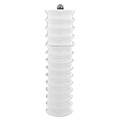 White Twister Salt or Pepper Mill