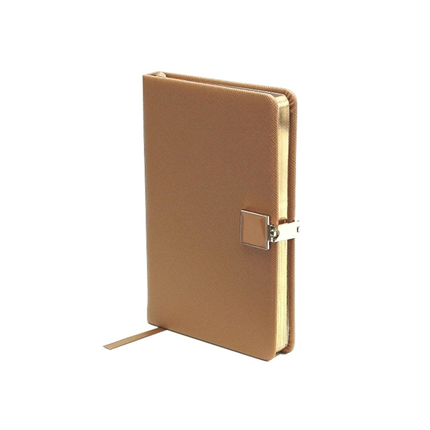 Carnet de notes Tan & Gold A6