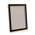 Black Enamel & Gold Frame