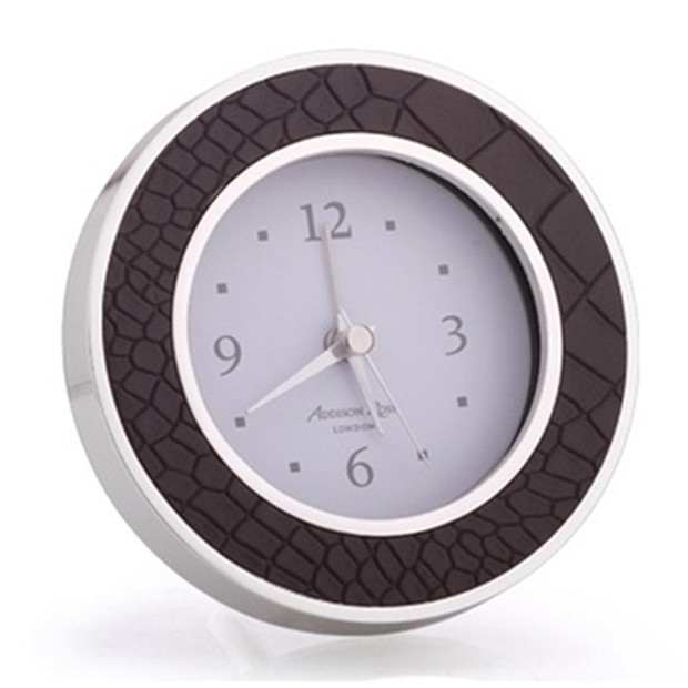 Choc Croc & Silver Alarm Clock