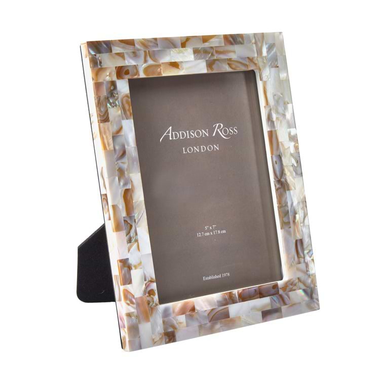 Chequer Board Mother of Pearl Photo Frame