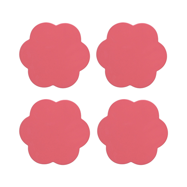 Watermelon Pink Coasters – Set of 4
