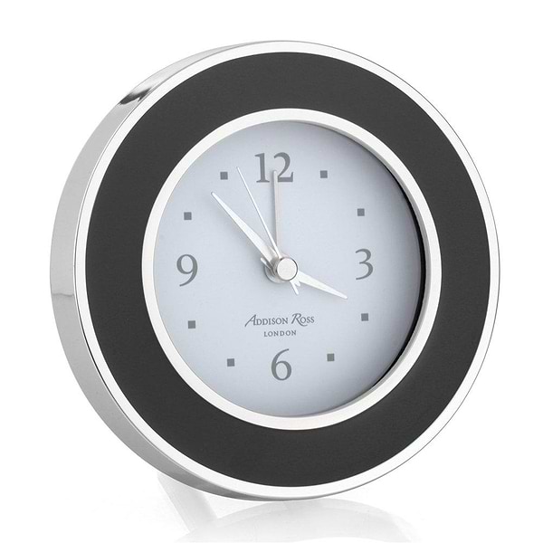 Black & Silver Alarm Clock