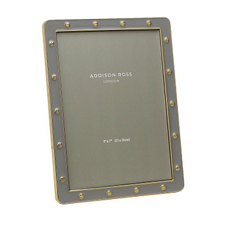 Chiffon Enamel & Gold Locket Frame