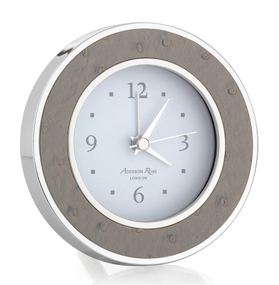 Tortoiseshell & Silver Alarm Clock