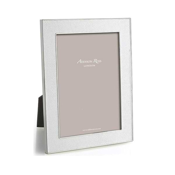 White Snake & Silver Frame