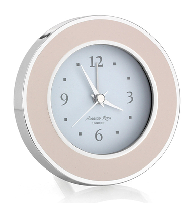 Pink enamel alarm clock by Addison Ross USA – Addison Ross Ltd USA